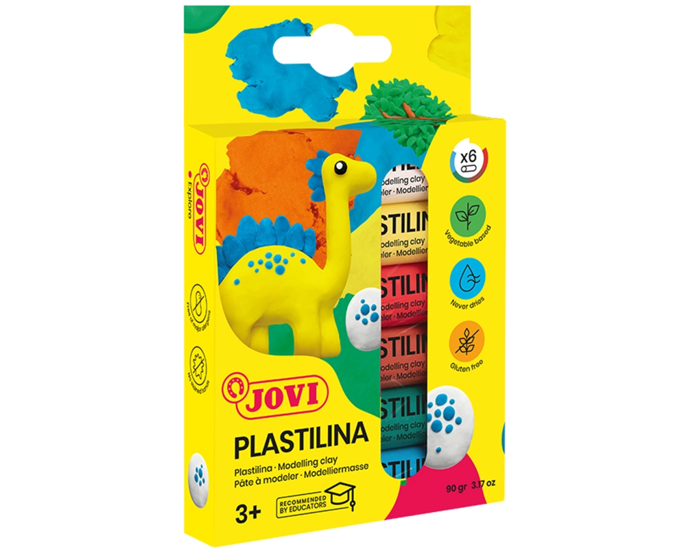 JOVI Knete 6x15g 510005906 Plastilina