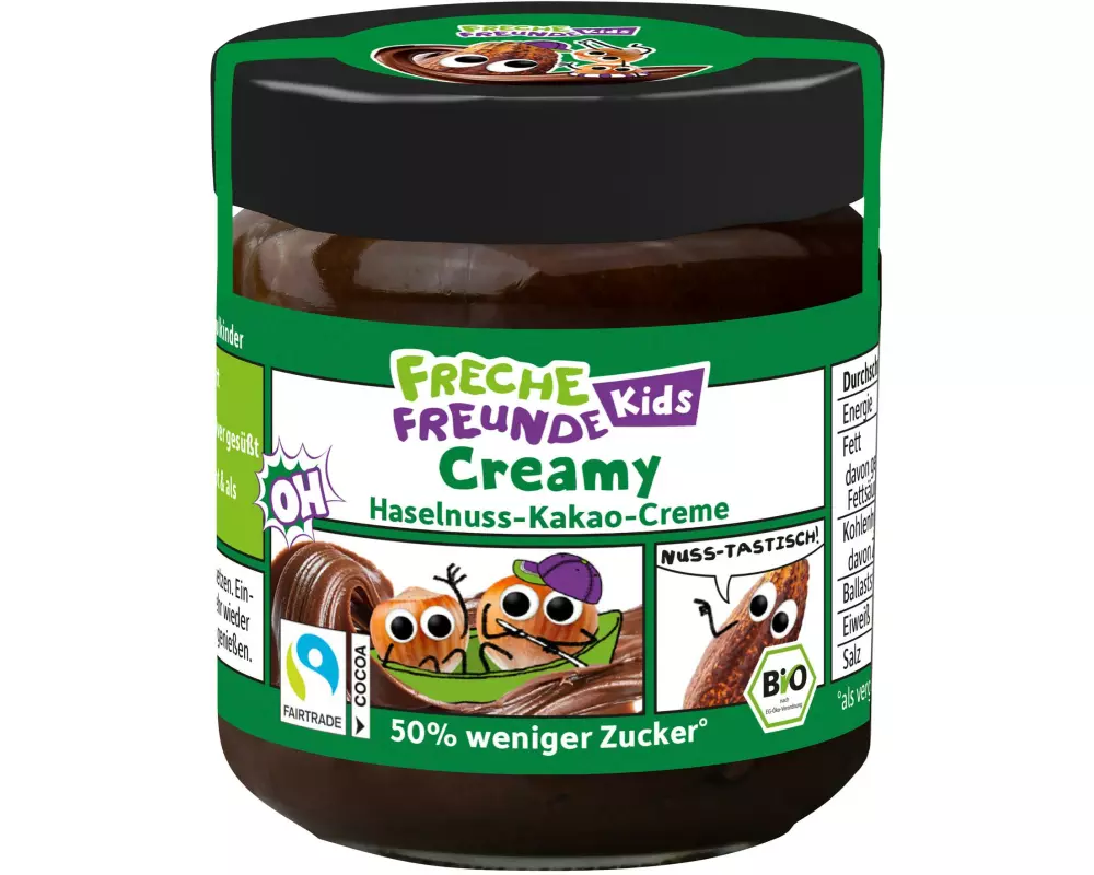 Freche Freunde Bio Haselnuss-Kakao-Aufstrich 180 g