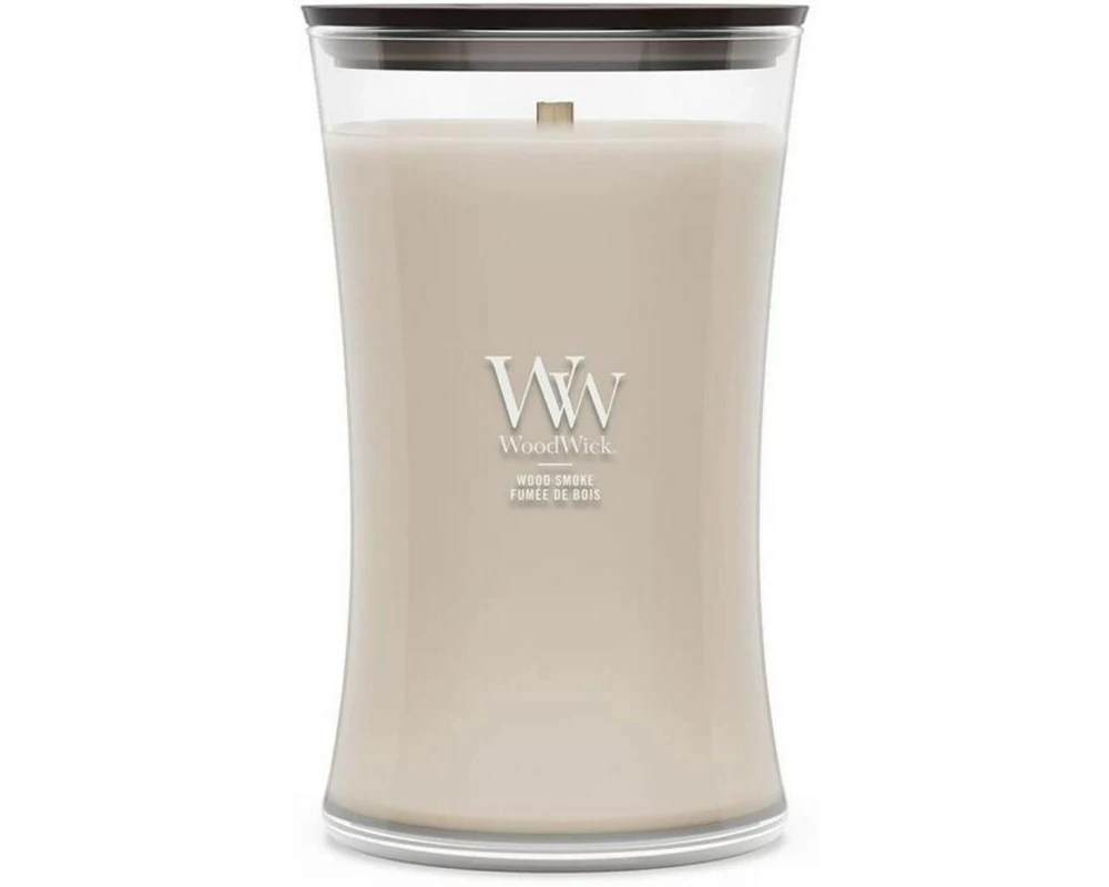 Woodwick Duftkerze Wood Smoke Large Jar