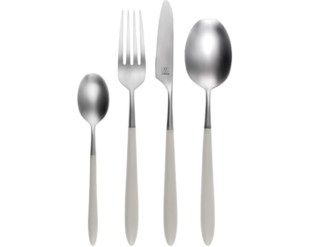 Sola Besteck-Set Gaya, Sand matt, 16-teilig