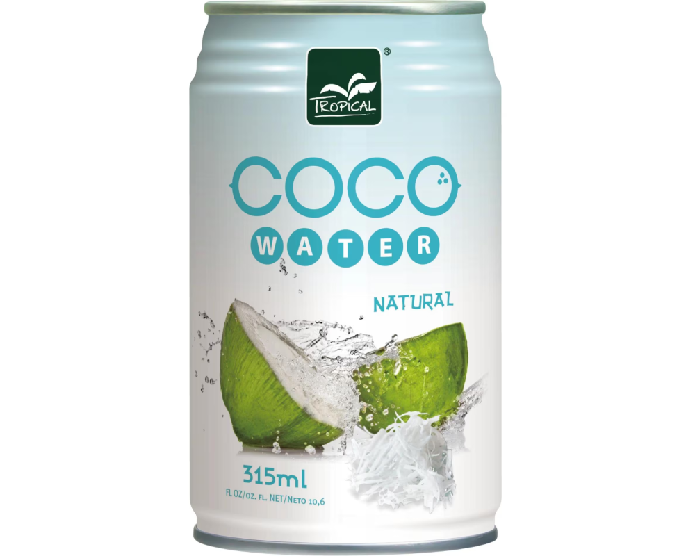 TROPICAL Coco Water Natural TP0298 31.5cl, 24 Stk.