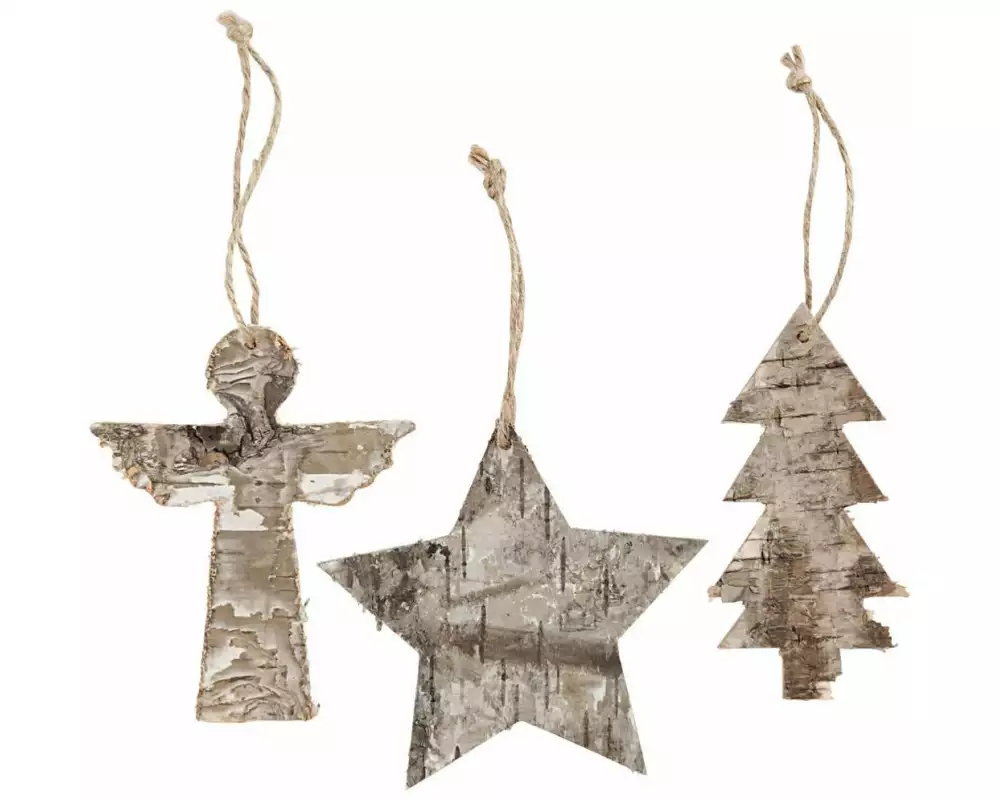 Creativ Company Geschenkanhänger 10 cm Holzfiguren