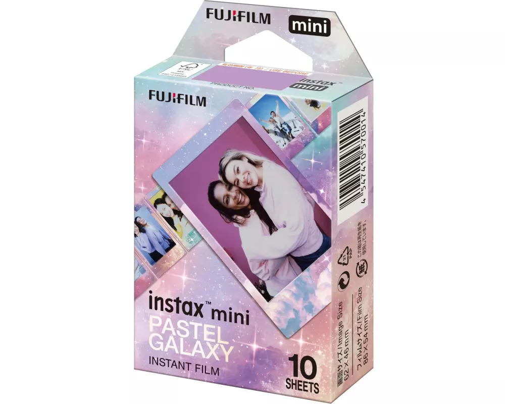 Fujifilm Instax Mini 10 Blatt Pastel Galaxy, 10 Blatt
