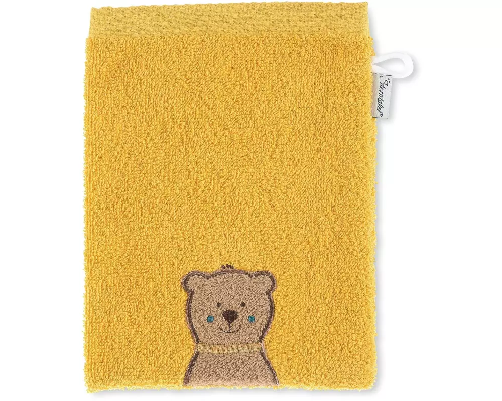Sterntaler Baby-Waschhandschuh Ben Gelb