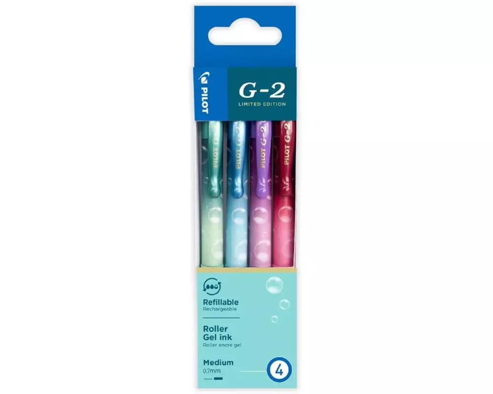 Pilot Gelschreiber G-2 Bubbles 0.7 mm, Mehrfarbig