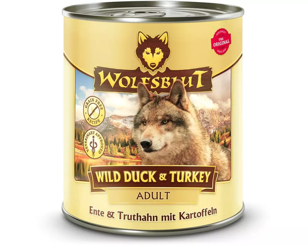Wolfsblut Nassfutter Dog Wild Duck & Turkey, 800 g