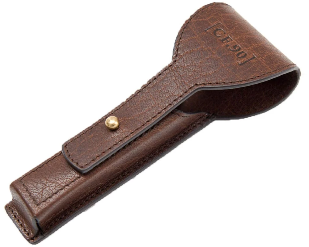 captain fawcett Lederetui für Rasierer Braun