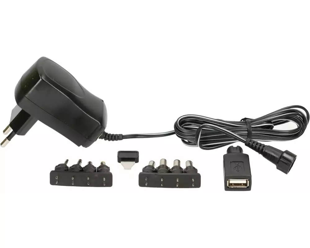 Max Hauri Steckernetzteil Universal 10 W, 3 - 12 V, 600 mA