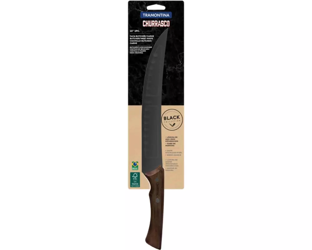 Tramontina Churrasco Black 22841-110 Schwarz/Braun