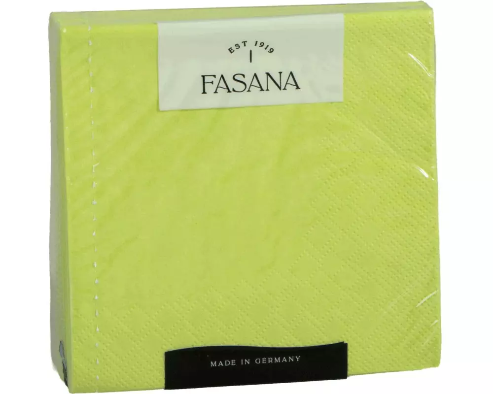 ELCO Cocktailservietten Uni, Limette, 24 x 24 cm, 20 Stück