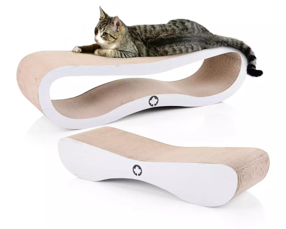 CanadianCat Kratzmöbel Set Orbit & Satellite Hellgrau