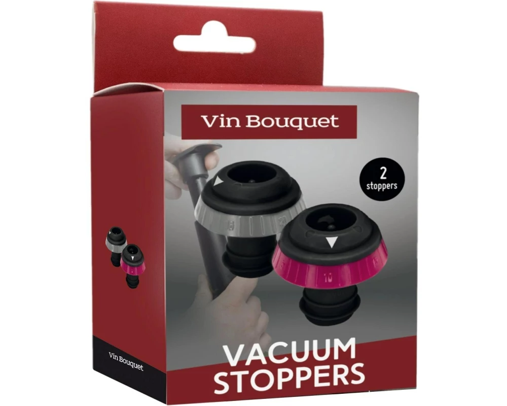 Vin Bouquet Datum Indikator 2 Stück, Schwarz/Rot