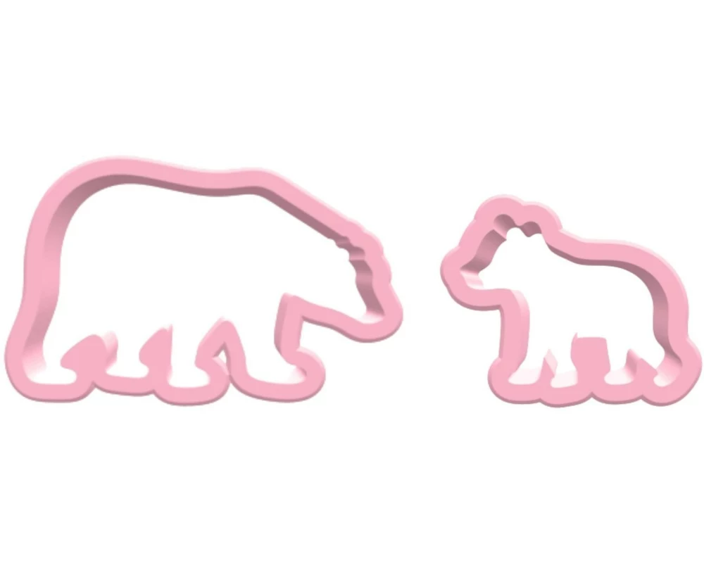 BackshopSchweiz Ausstechformen Set – Eisbär und Baby