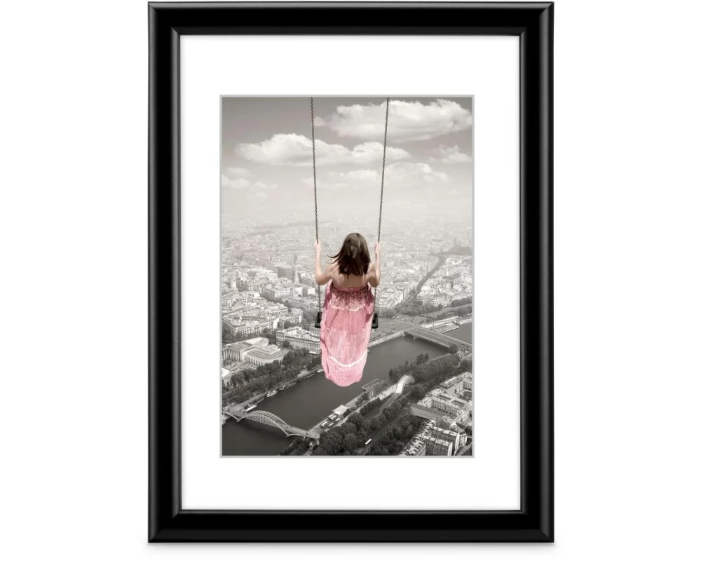 Hama Bilderrahmen Rise Schwarz, 7 x 10 cm