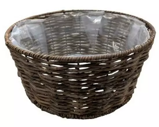 CHALET Chalet Rattan Schale Kobo Wild M Braun