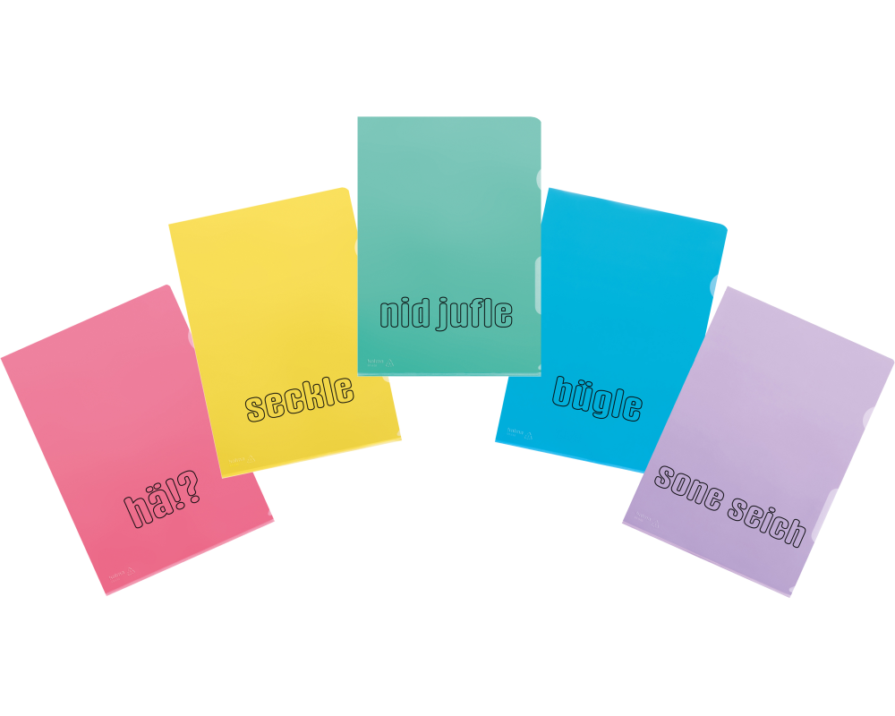 KOLMA Sichtmappe Fashion Bärn 59.902.19 A4 assortiert 10 Stück