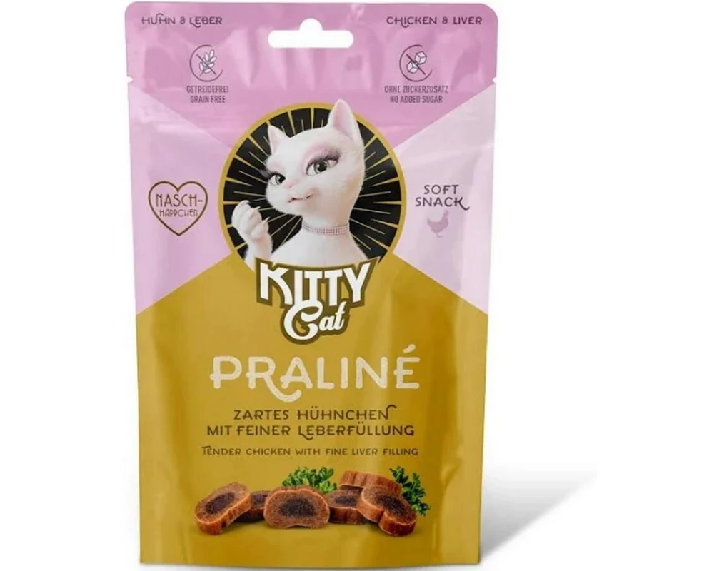 KITTY Cat Katzen-Snack KittyCat Praliné Huhn, Leber 50 g