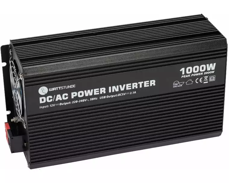 WATTSTUNDE Solarladeregler 1000W / 2000W 12 V Sinus WS12/1000SI