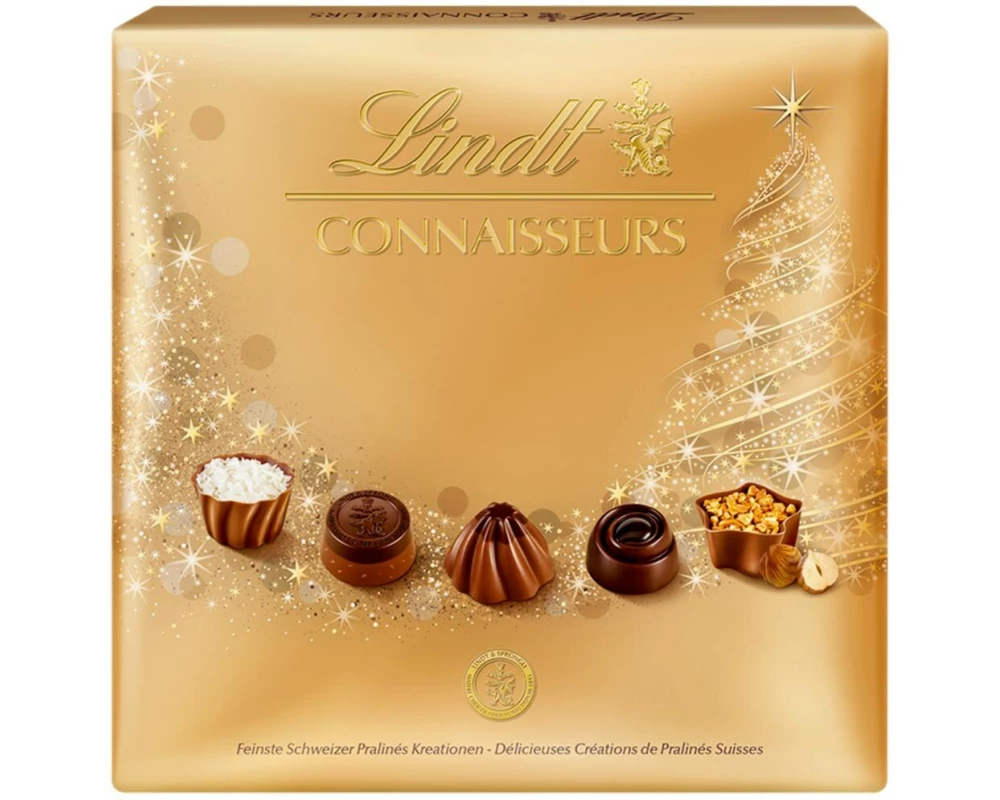 Lindt CONNAISSEURS Pralinés Assortiert Weihnachten 143g