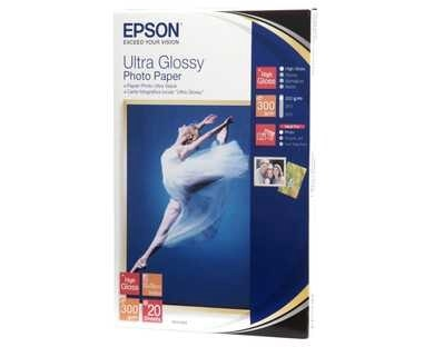 EPSON Ultra Glossy Photo 10x15cm S041926 Stylus DX 3800 300g 20 Blatt