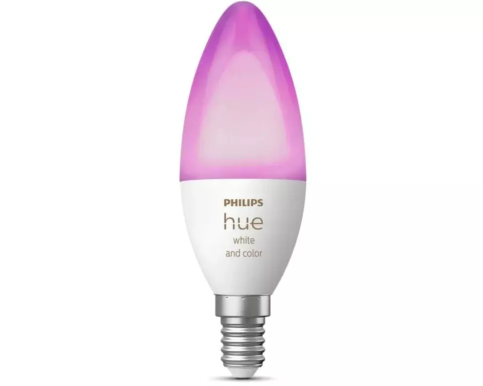 Philips Hue Hue WA B39 E14 Smarte E14 LED Kerzenlampe 500 lm