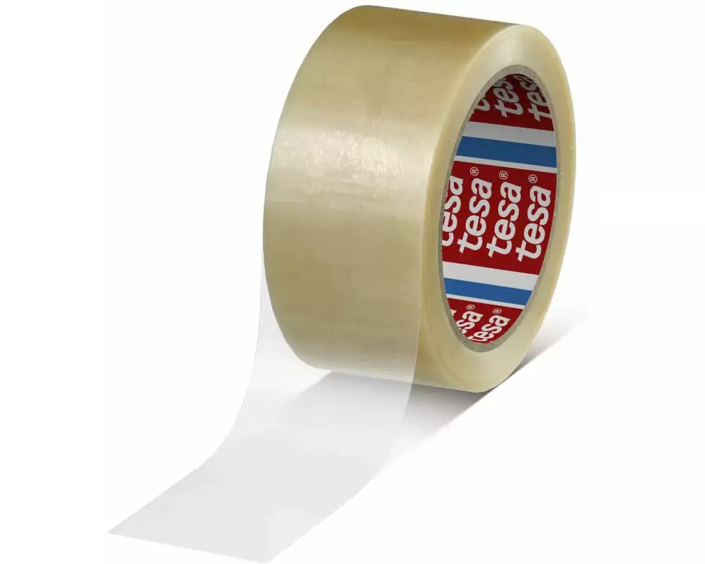 tesa 4120 PVC Handrolle 38 mm x 66 m, Transparent