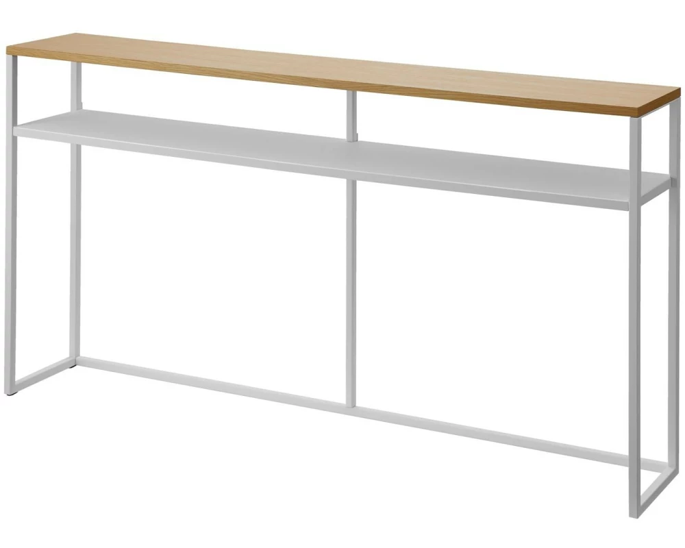 Yamazaki Konsolentisch TOWER 126 x 65 cm, Weiss