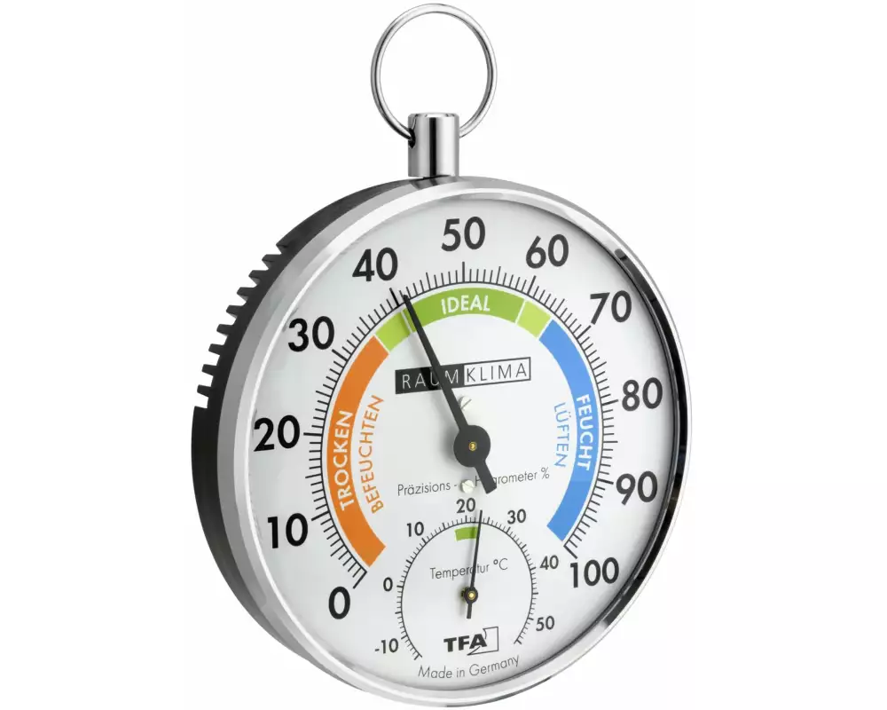 TFA Dostmann Thermo-/Hygrometer farbige Komfortzonen