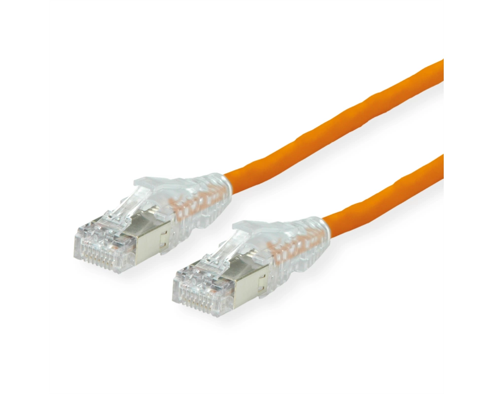 DÄTWYLER Patchkabel Cat.6A (Class EA) S/FTP, CU 7702 flex LSOH, AMP v2, orange, 5 m