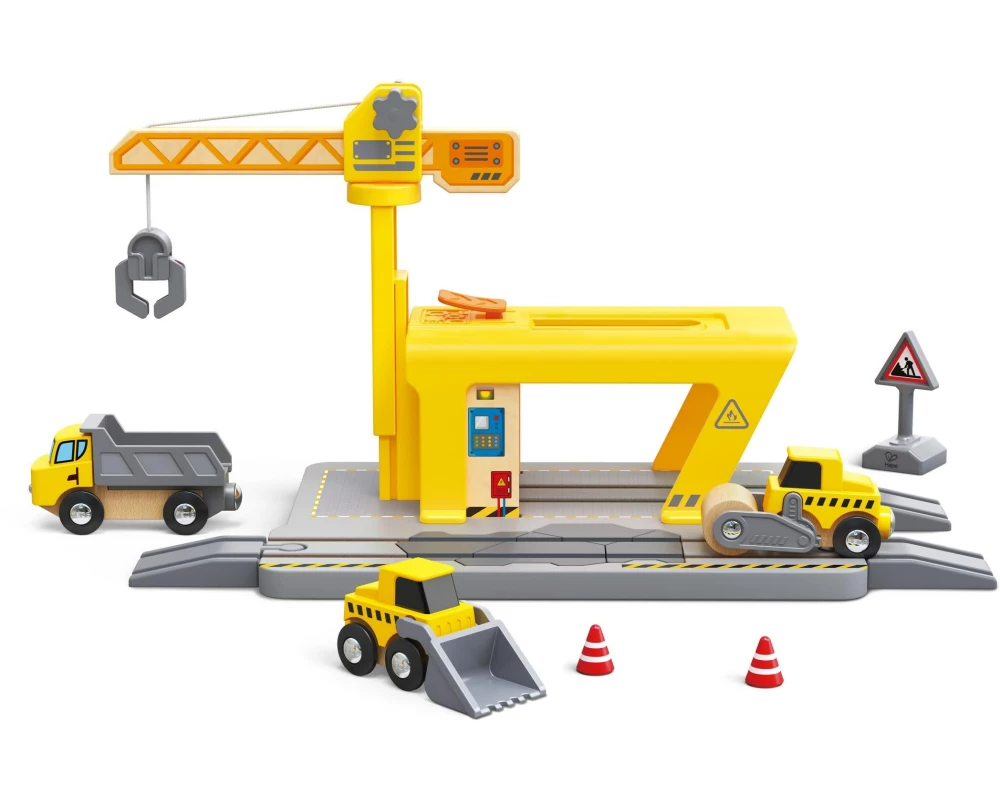 Hape Eisenbahn-Kran