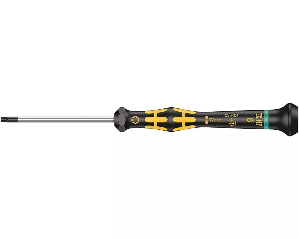 Wera Schraubenzieher 1567 ESD Micro HF TX 8 x 60 mm Torx
