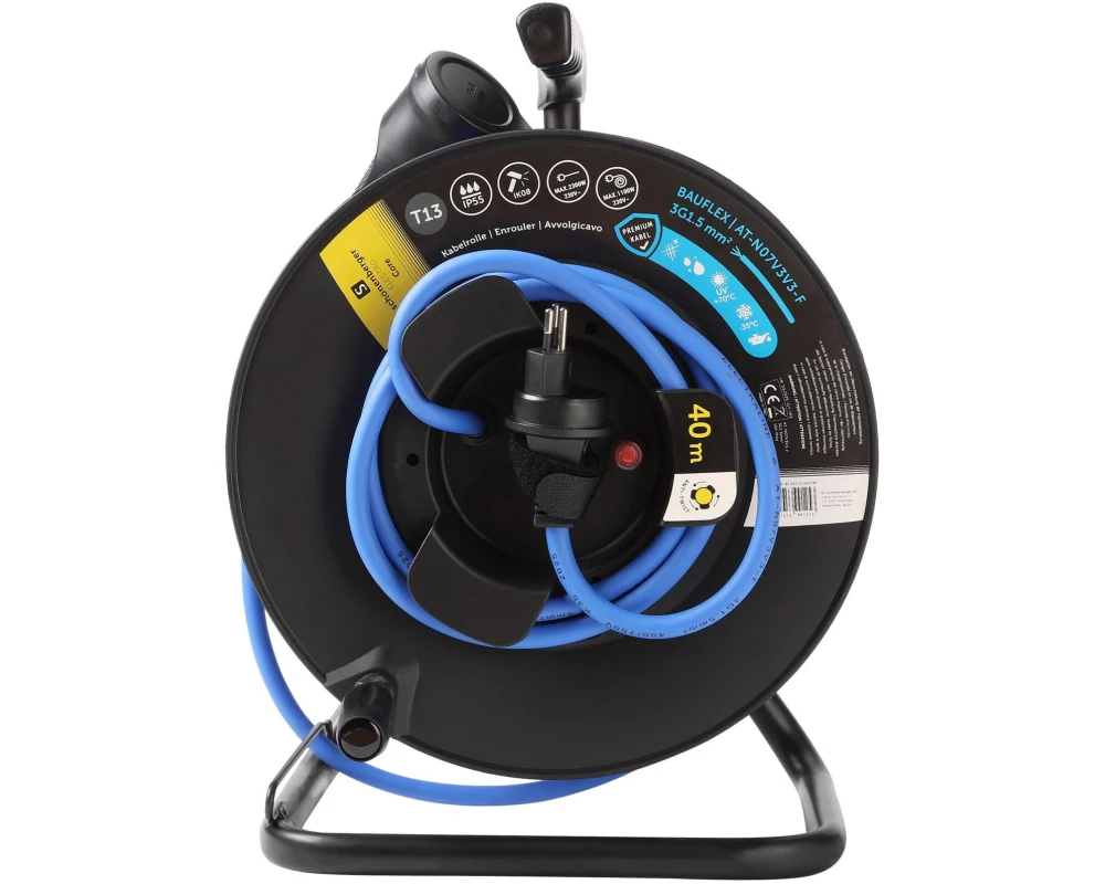 Schönenberger Kabelrolle Antitwist T13 IP55 40m Bauflex
