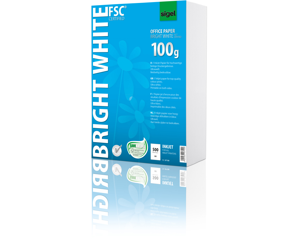 SIGEL Inkjet-Papier A4 IP150 100g Bright white 500 Blatt