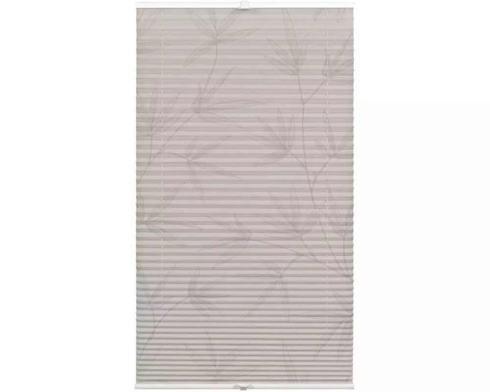 Gardinia Plissée Japandi Bamboo 60 x 130 cm, Hellbraun