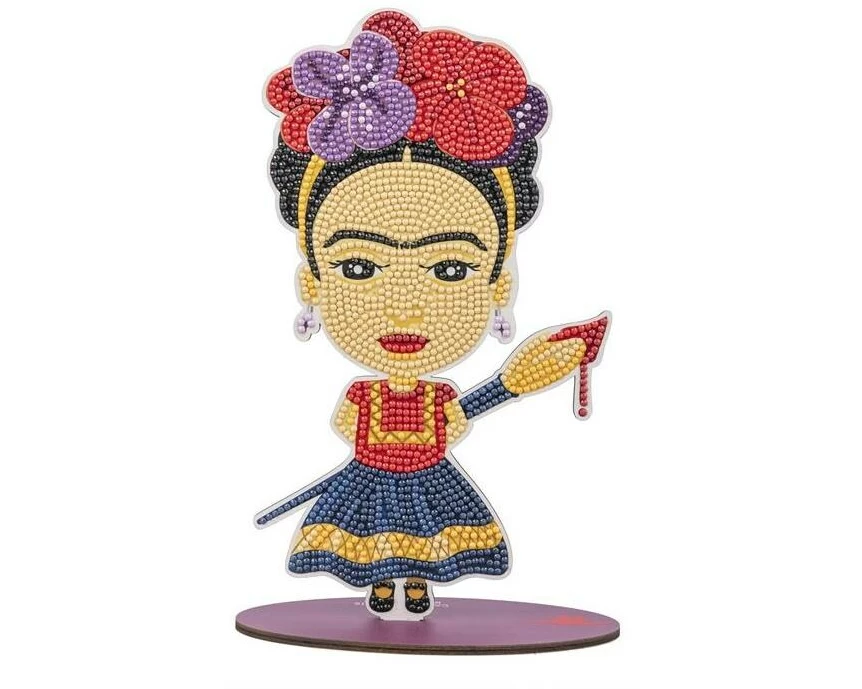 CRAFT Buddy Bastelset Frida Kahlo Crystal Art XL Buddy