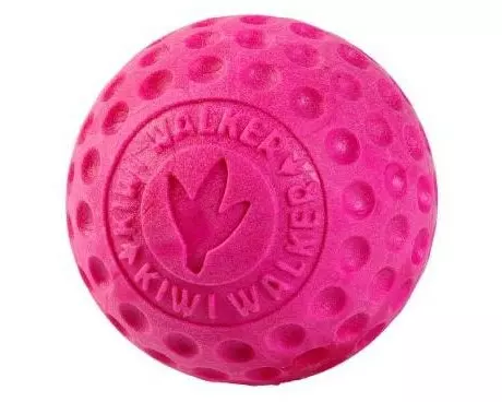 KIWI WALKER Hunde-Spielzeug Ball Rosa, M, Ø 8 cm