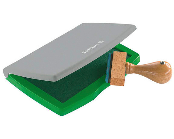 PELIKAN Kunststoff-Stempelkissen grün 336206 Gr.2 11x7cm