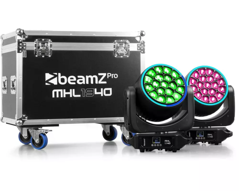 BeamZ Pro Moving Head MHL1940 Set