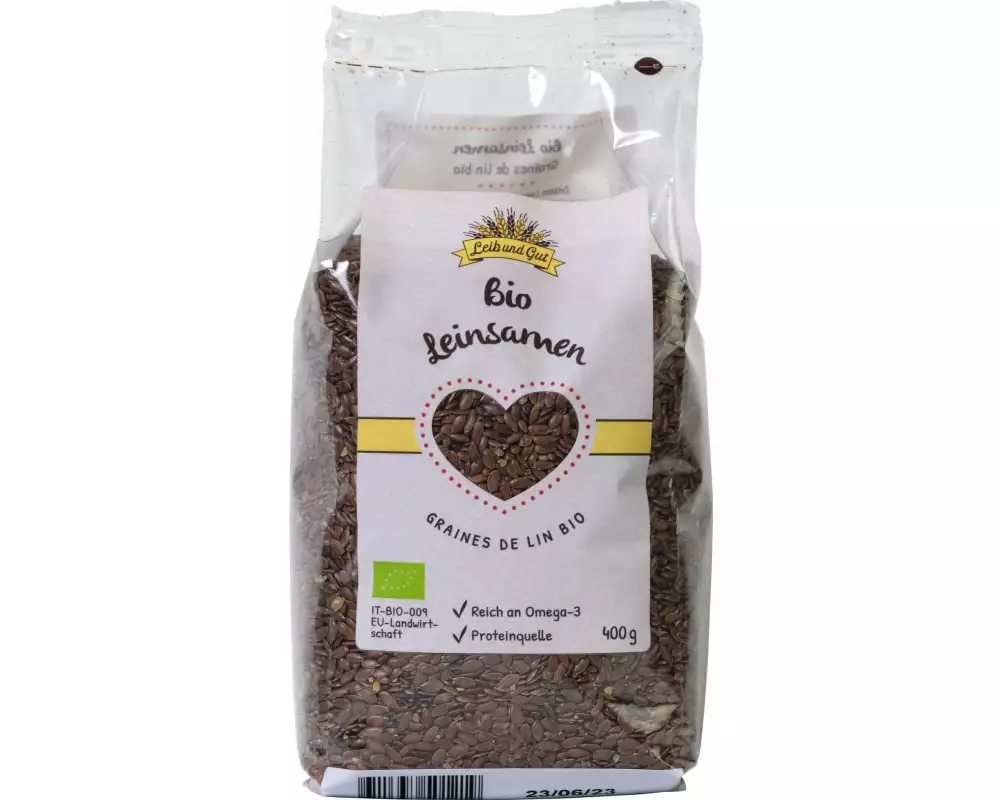 Leib und Gut Bio Leinsamen 400 g