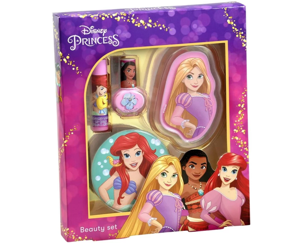 Kids Collection Disney Princess Beauty-Set Spiegel, Lippenpflege und Lack