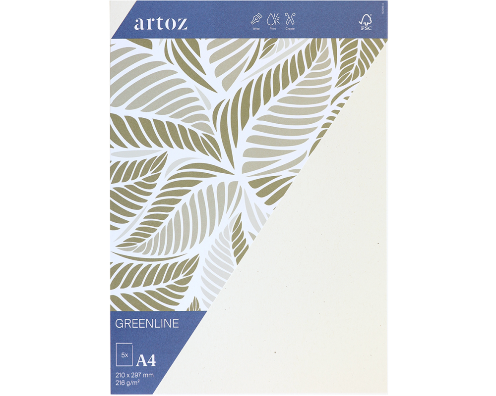ARTOZ Karten 1001 A4 19269614-242 216g, tortilla 5 Blatt