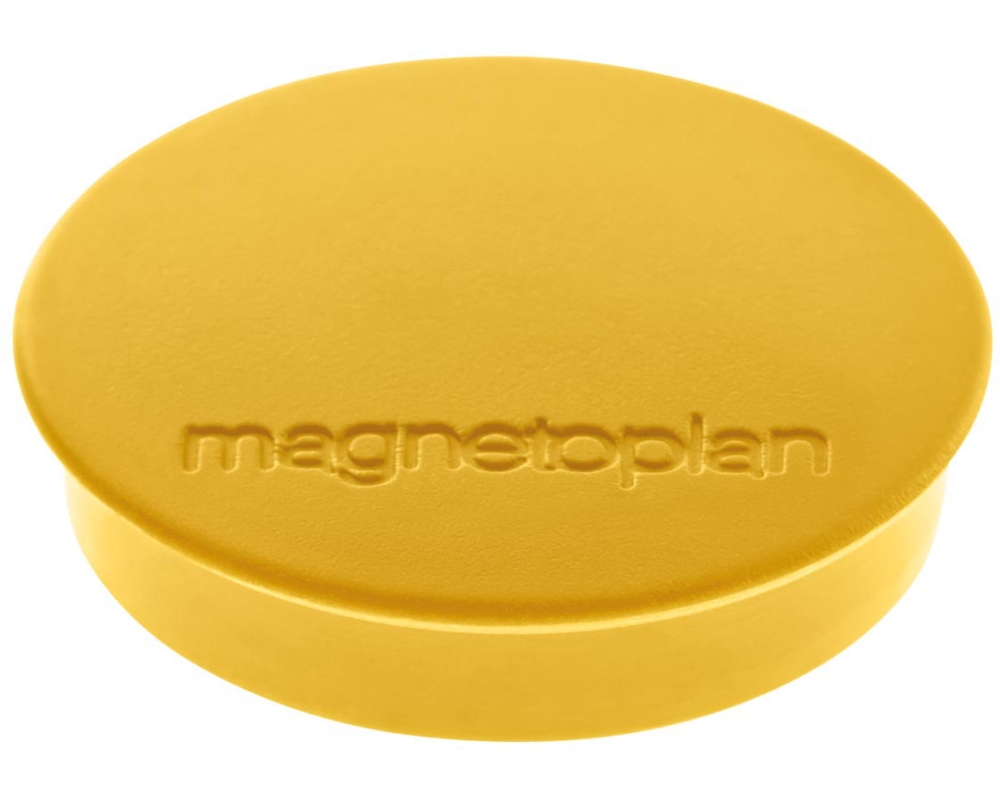 MAGNETOPLAN Magnet Discofix Standard 30mm 1664202 gelb ca. 0.6 kg 10 Stk.