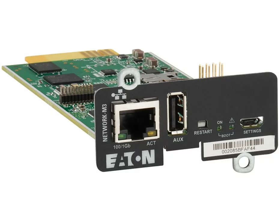 EATON Gigabit Network Card M3 Remote Monitoring and Control Minislot