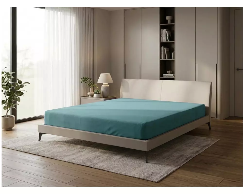 COCON Fixleintuch Jersey 90-100 x 200 cm, Salbeigrün