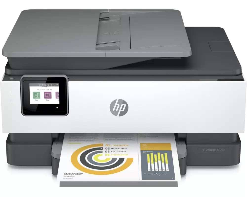 HP Multifunktionsdrucker OfficeJet Pro 8022e Grau/Weiss