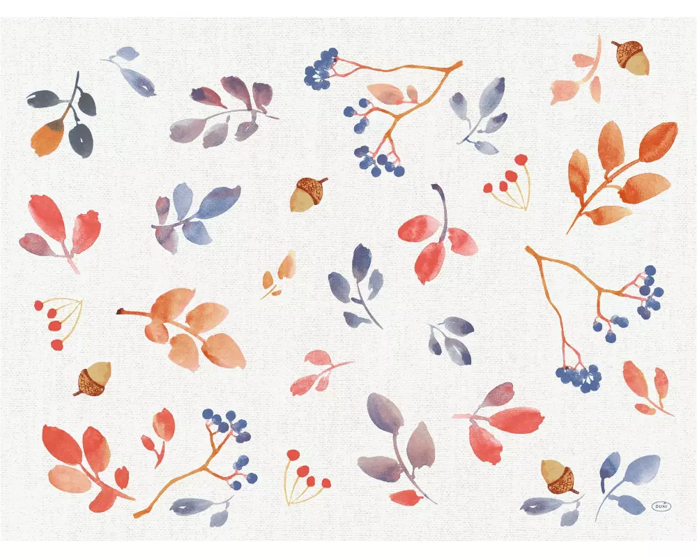 Duni Tischset Autumn Gradient 250 Stück, 30 cm x 40 cm, Weiss