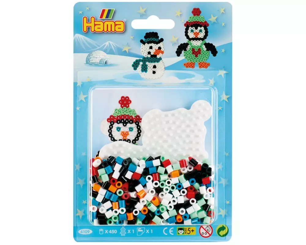 Hama Midi Pinguin Kunststoff Mehrfarbig