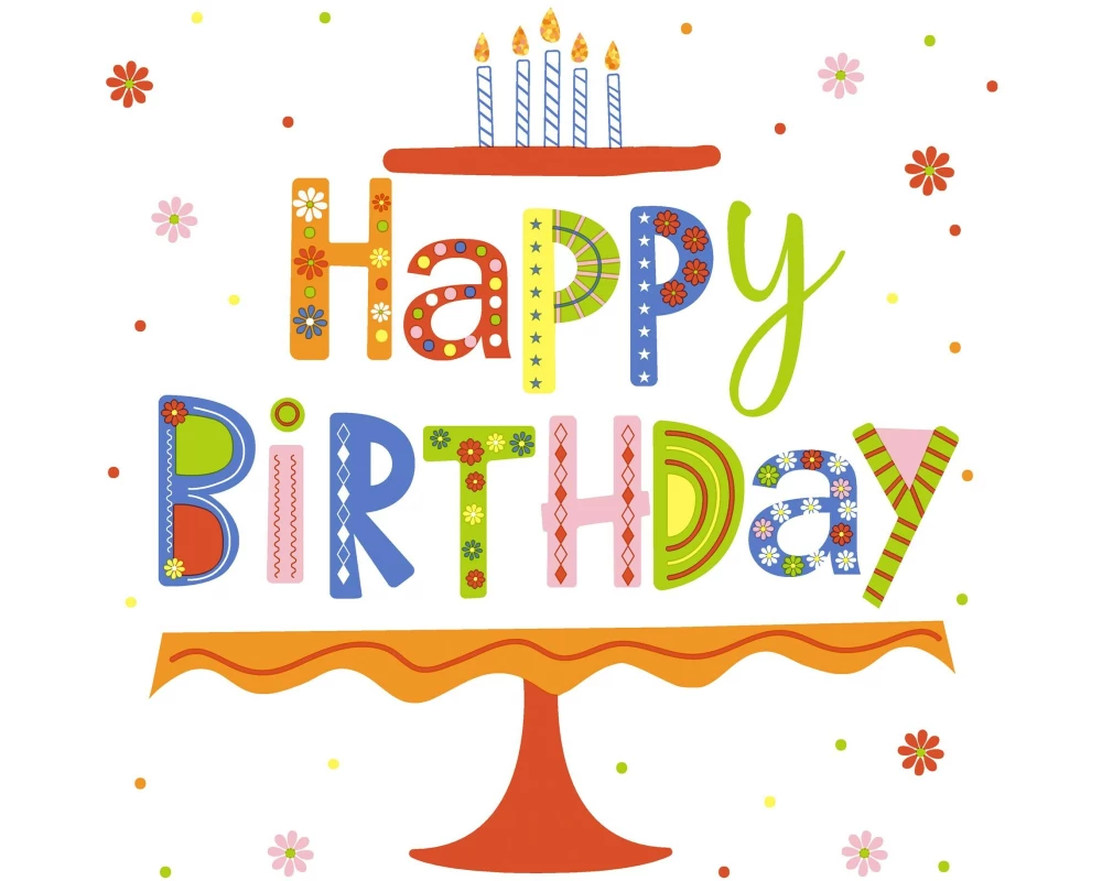 Paper + Design Papierservietten Happy B-day 33 cm x 33 cm, 20 Stück