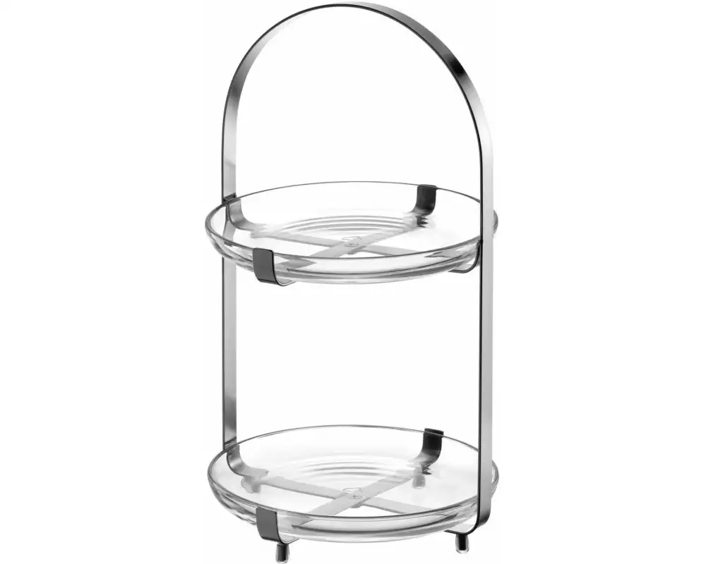 Leonardo Etagere Cucina 2-teilig, Silber