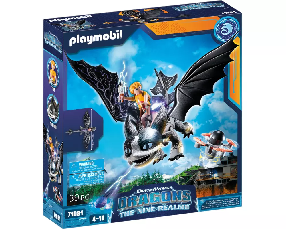 Playmobil Dragons The Nine Realms – Thunder & Tom 71081